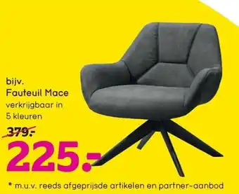 Leen Bakker Fauteuil mace aanbieding