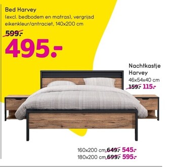 Leen Bakker Bed harvey aanbieding