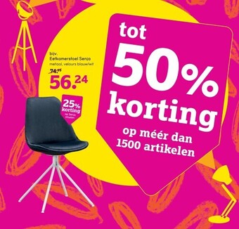 Leen Bakker Eetkamerstoel senja aanbieding