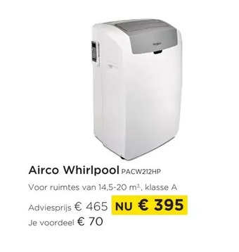 Molecule Airco whirlpool pacw212p aanbieding