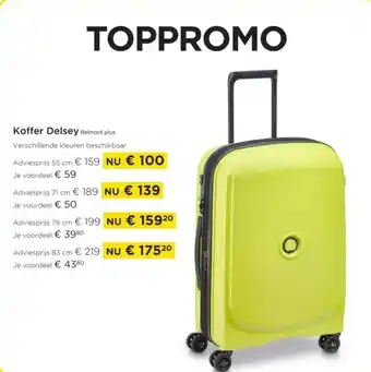 Molecule Koffer delsey belmont plus aanbieding