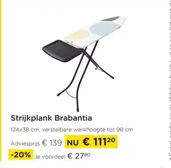 Molecule Strijkplank brabantia aanbieding