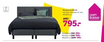 Leen Bakker Boxspring narvik aanbieding