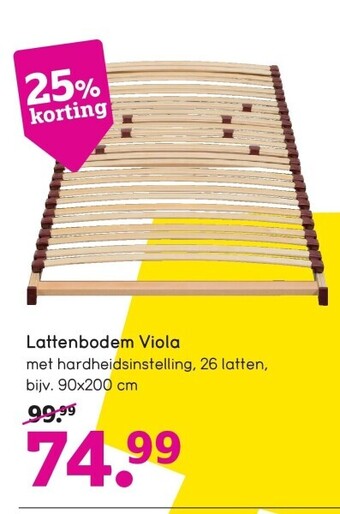 Leen Bakker Lattenbodem viola aanbieding
