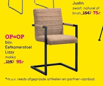 Leen Bakker Eetkamerstoel lizzy aanbieding