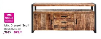 Leen Bakker Dressoir scott aanbieding