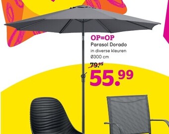 Leen Bakker Parasol dorado aanbieding