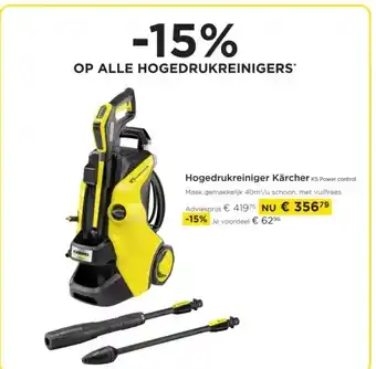 Hogedrukreiniger kärcher k5 power control