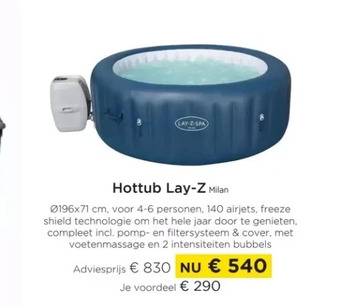 Hottub lay-z milan