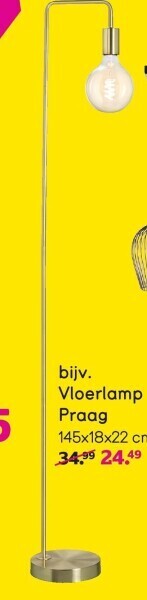 Leen Bakker Vloerlamp praag aanbieding
