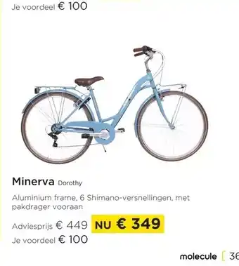 Molecule Minerva dorothy aanbieding