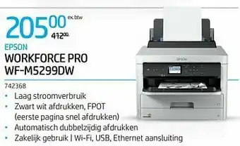 Epson workforce pro wf-m5299dw