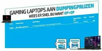 AUVA Hp pavilion gaming 15`` aanbieding