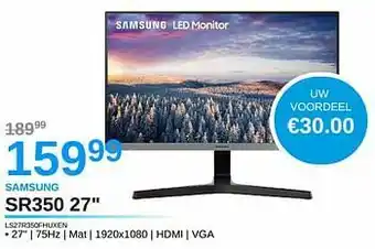 VCD Samsung sr350 27`` ls27r350fhuxen aanbieding