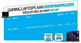 AUVA Hp omen 15`` aanbieding