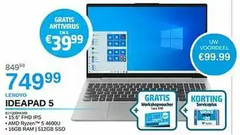 AUVA Lenovo ideapad 5 81yq00hkmb aanbieding