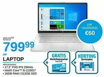 AUVA Hp laptop 465y2ea#uug aanbieding