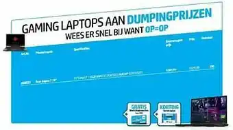 AUVA Acer aspire 7 15`` aanbieding