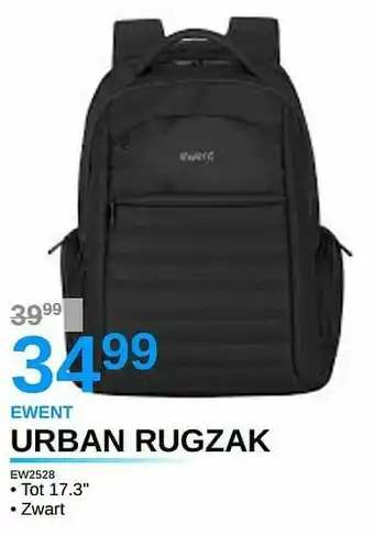 Ewent urban rugzak ew2528