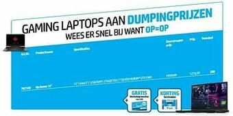 AUVA Hp omen 15`` aanbieding