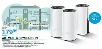 AUVA Tp-link wifi mesh + powerline p9 aanbieding