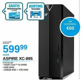 AUVA Acer aspire xc-895 dt.beweh.00f aanbieding
