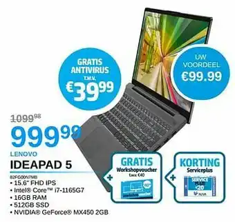 Lenovo ideapad 5 82fg00n7mb