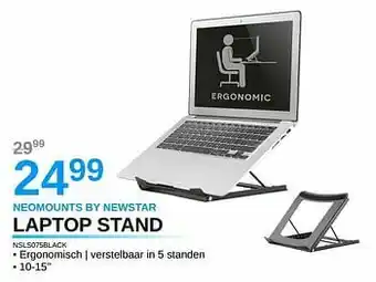 AUVA Neomounts by newstar laptop stand nsls075black aanbieding
