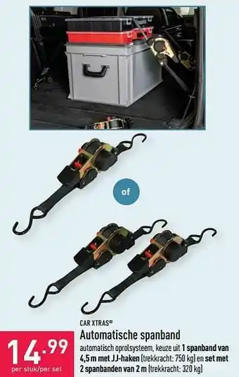 ALDI Automatische spanband aanbieding