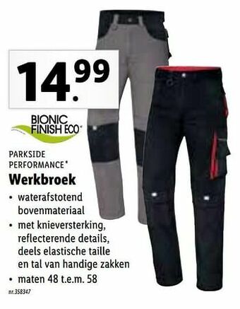 Lidl Werkbroek aanbieding