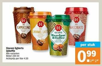 Albert Heijn Douwe egberts ijskoffie aanbieding