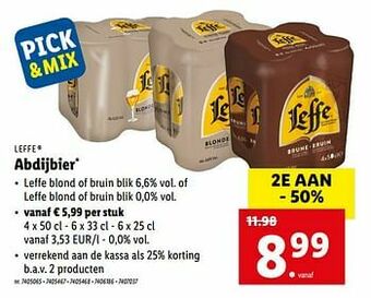Lidl Abdijbier aanbieding