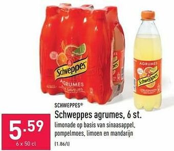 ALDI Schweppes agrumes aanbieding