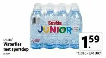Waterfles met sportdop
