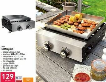 ALDI Bbq gasbakplaat aanbieding