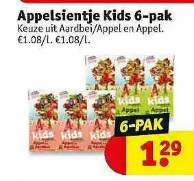Kruidvat Appelsientje Kids 6-pak aanbieding