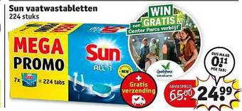 Kruidvat Sun Vaatwastabletten aanbieding