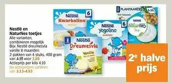 Albert Heijn Nestlé dreumesvla vanille aanbieding