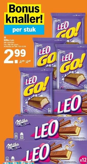 Albert Heijn Milka leo aanbieding