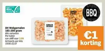 Albert Heijn Ah wokgarnalen aanbieding