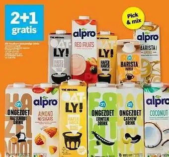 Albert Heijn Ah hazelnootdrink ongezoet aanbieding