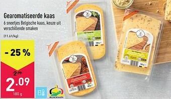 ALDI Gearomatiseerde kaas aanbieding