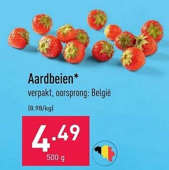ALDI Aardbeien aanbieding