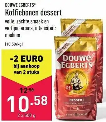 ALDI Koffiebonen dessert aanbieding