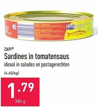 Sardines in tomatensaus