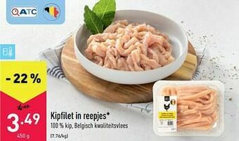 ALDI Kipfilet in reepjes aanbieding