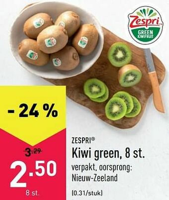 ALDI Kiwi green aanbieding