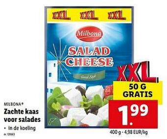 Lidl Zachte kaas voor salades aanbieding
