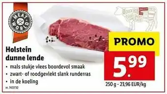 Lidl Holstein dunne lende aanbieding