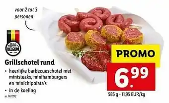 Lidl Grillschotel rund aanbieding